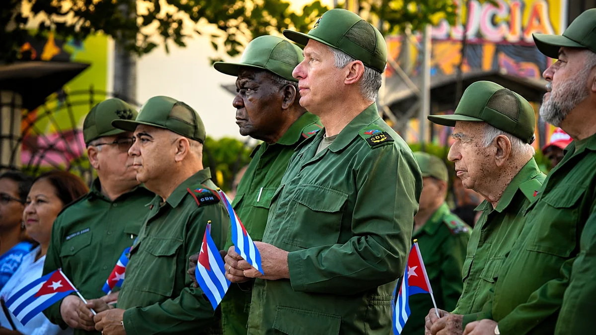 Díaz-Canel moviliza marcha en La Habana tras acusación de EE.UU. contra Raúl Castro por Hermanos al Rescate
