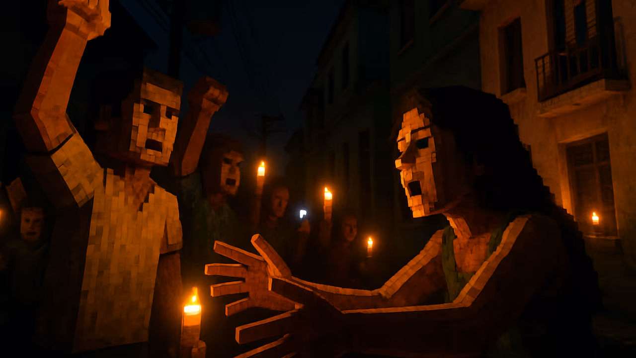 Vecinos de Jaimanitas protestan por otro apagón