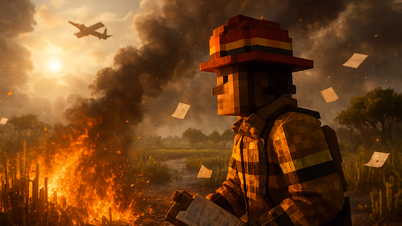 Incendio arrasa miles de acres en los Everglades