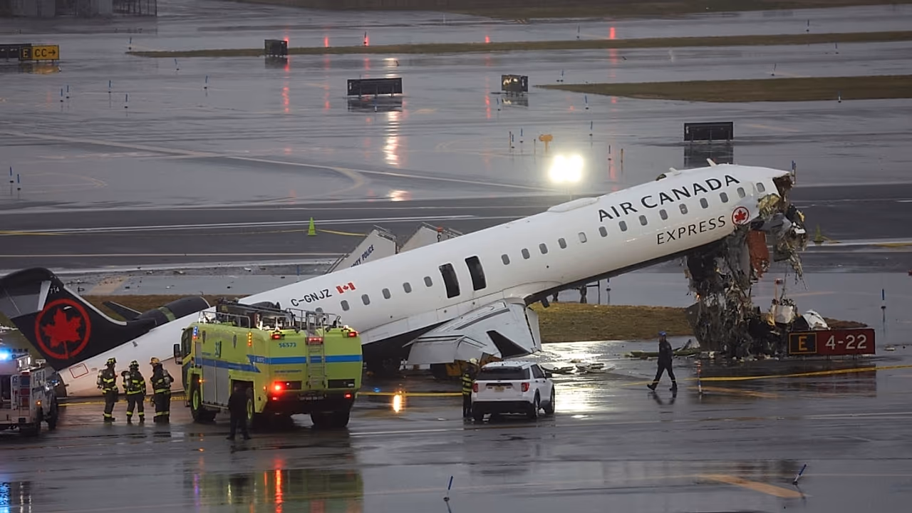 Dos pilotos de Air Canada fallecen en LaGuardia