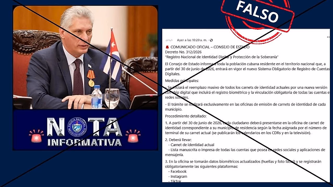 Desmienten bulo viral sobre registro obligatorio de redes