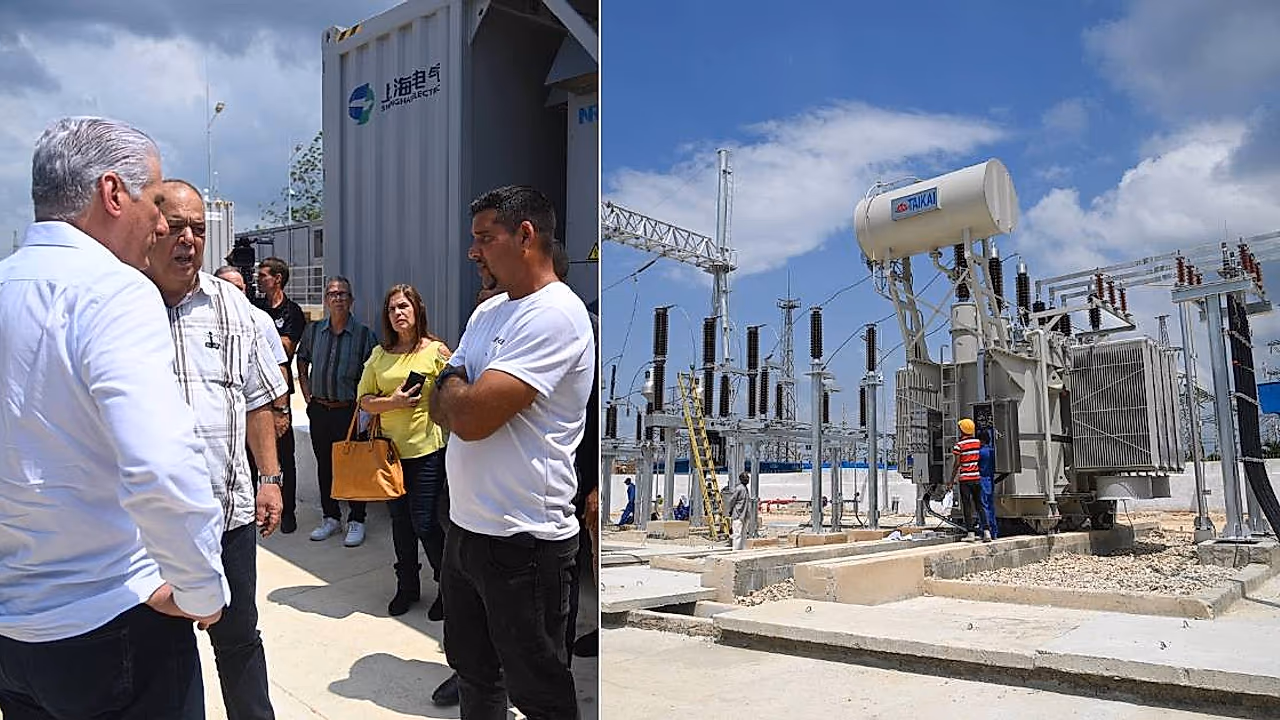 Díaz-Canel promete electricidad mientras Cuba sigue a oscuras