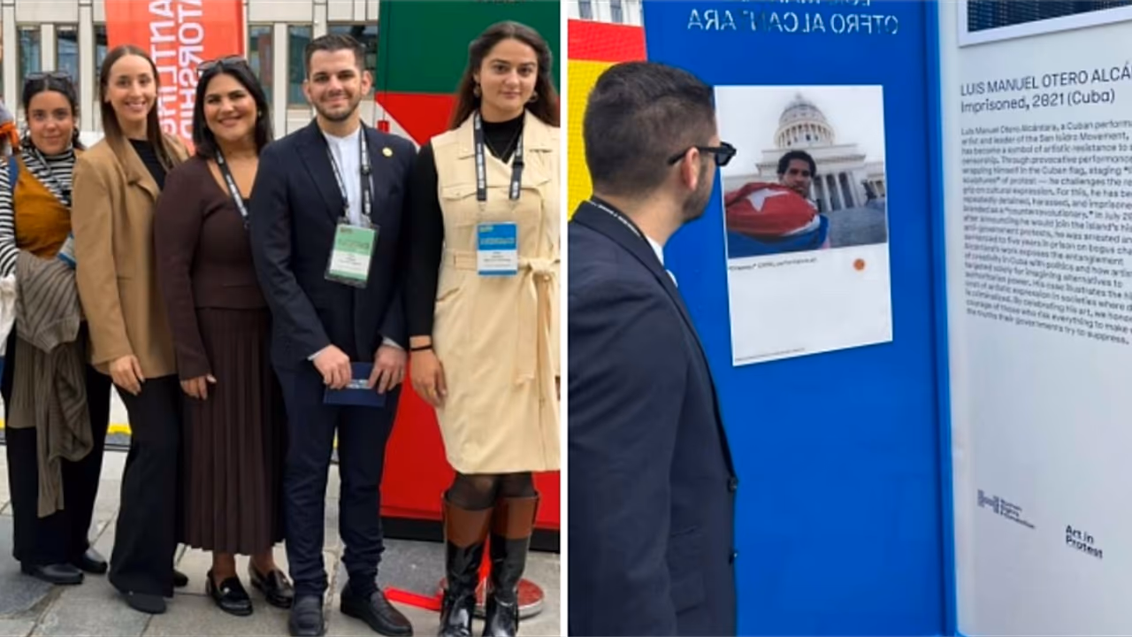 Activistas cubanos claman por libertad en foro mundial