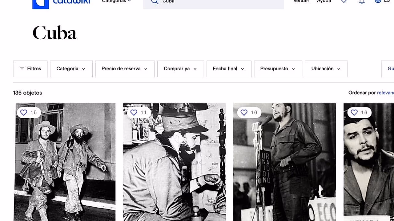 Catawiki vende la memoria robada de Cuba