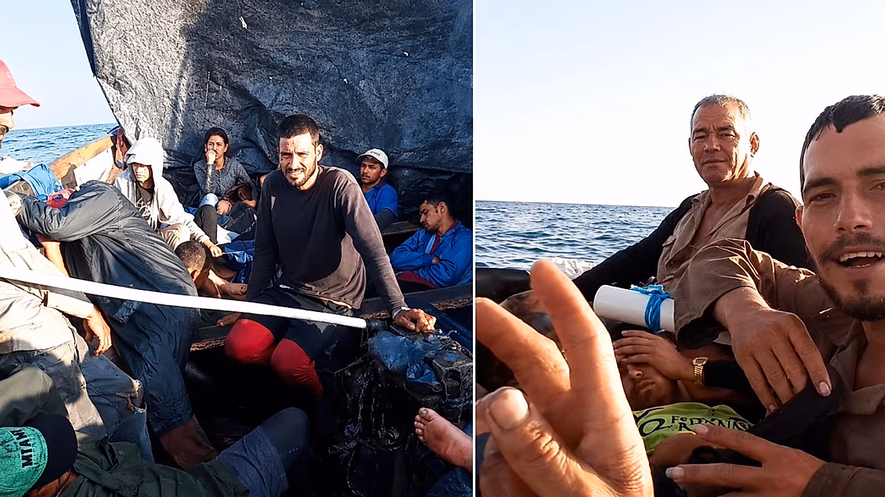 Balseros cubanos quedaron a la deriva rumbo a EE.UU.
