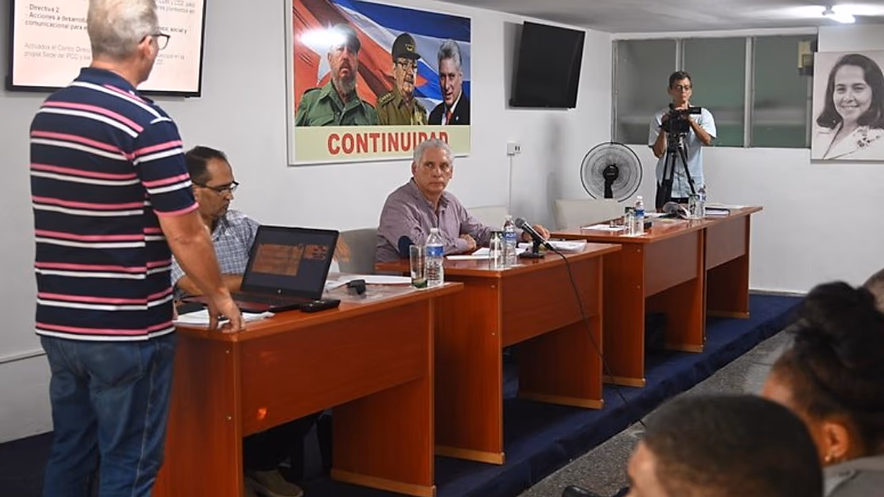 Díaz-Canel exhibe control interno en La Habana