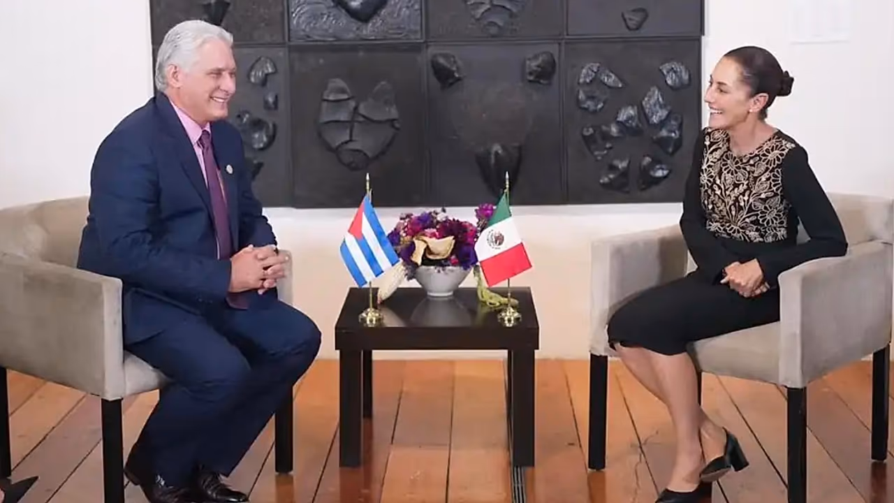 Díaz-Canel elogia a Claudia Sheinbaum en entrevista