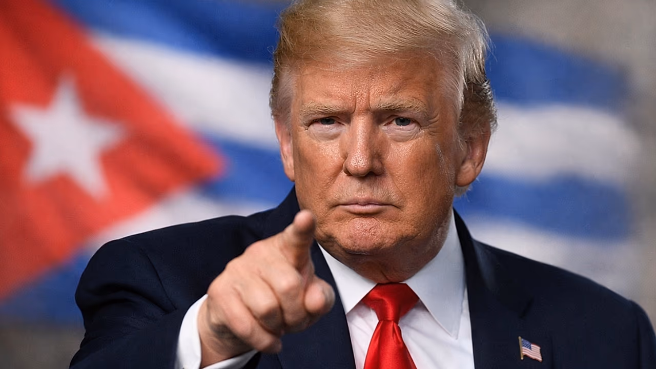 Trump promete un nuevo amanecer para Cuba con su ejército