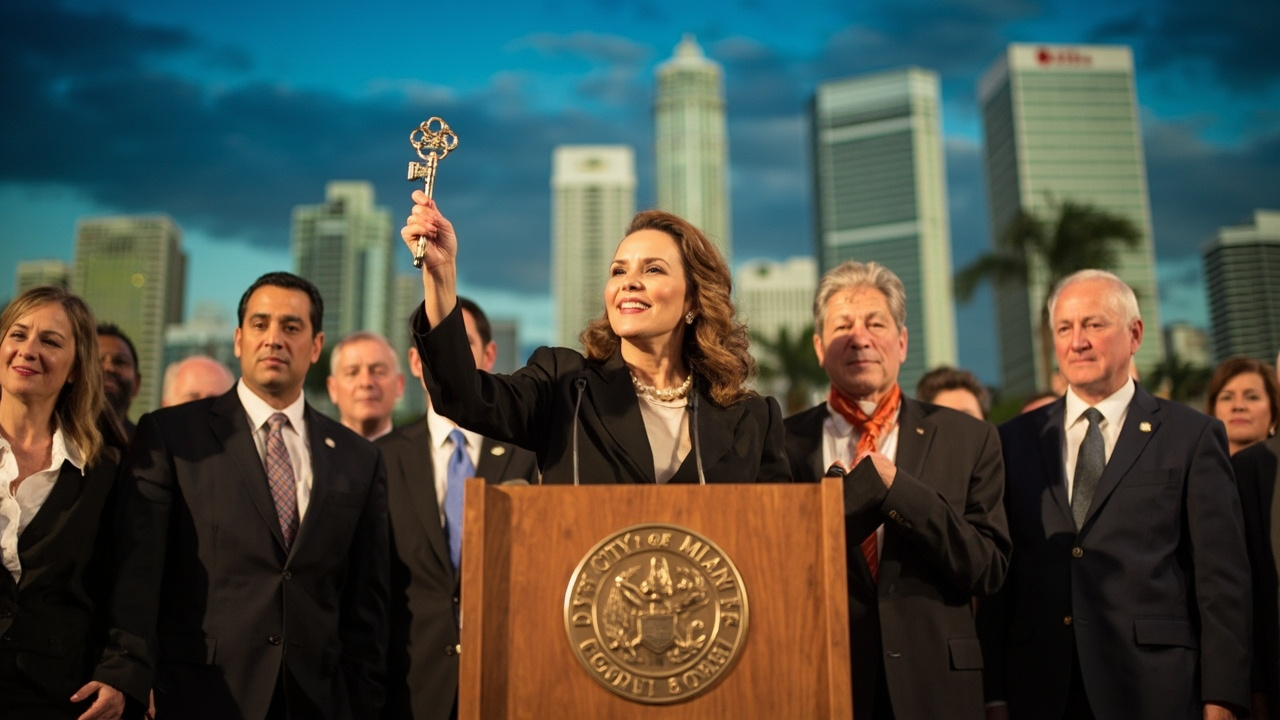 Rosa María Payá recibe las llaves de la Ciudad de Miami en 2025