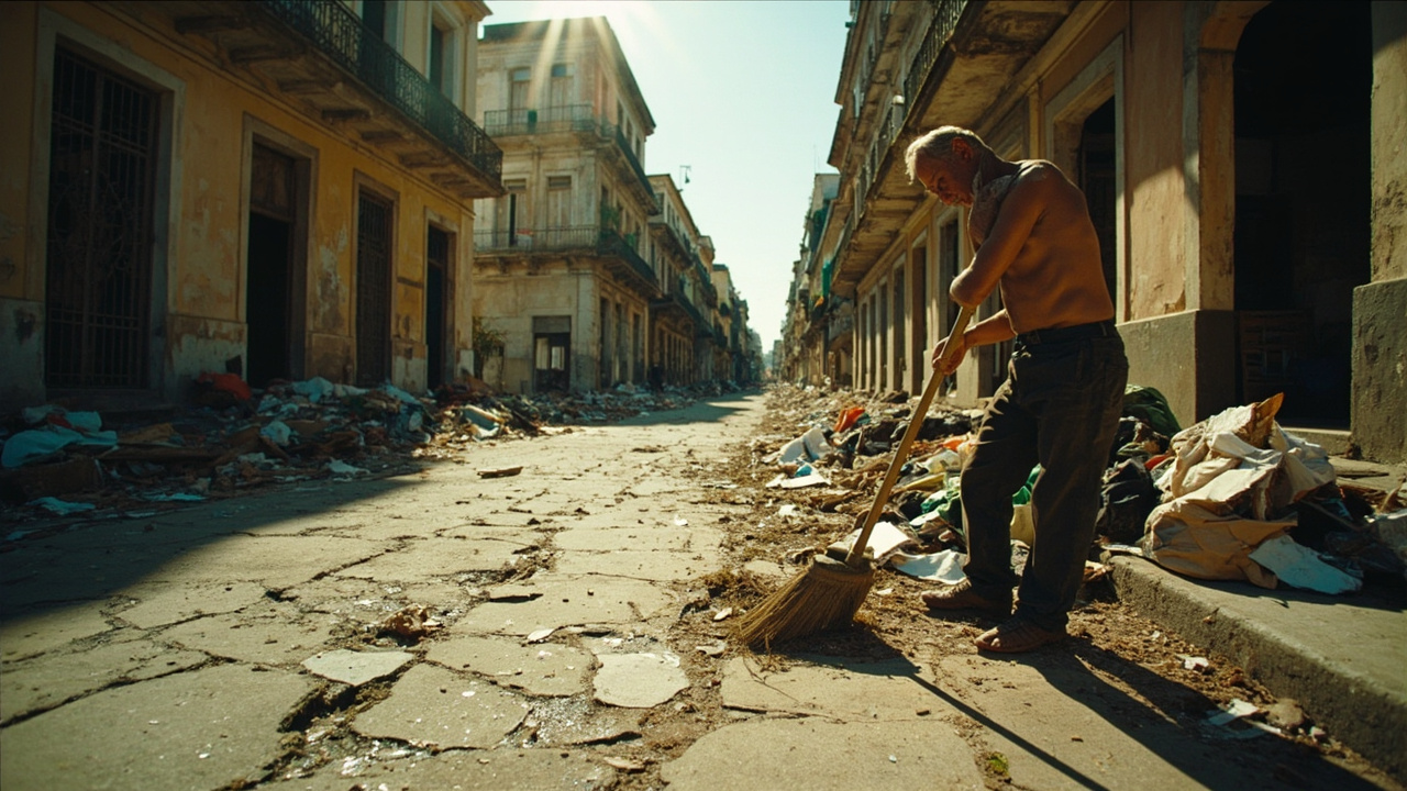 Régimen cubano reconoce incapacidad para limpiar La Habana y pagar a barrenderos