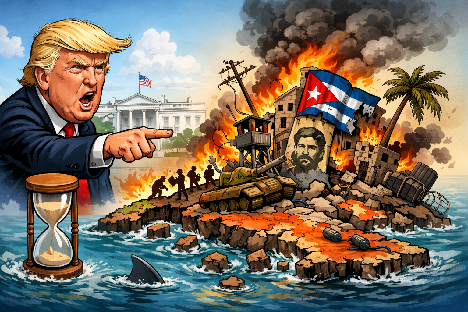 “No voy a esperar más”: Trump asegura que el régimen cubano está a punto de caer