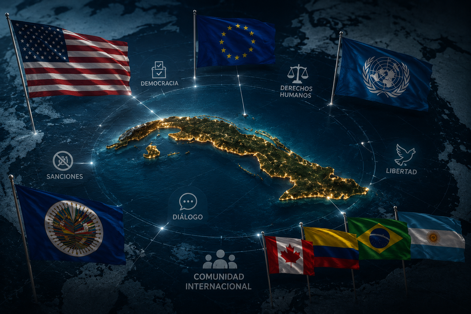 La gran pregunta de millones: ¿puede la presión internacional acelerar el fin de una dictadura?